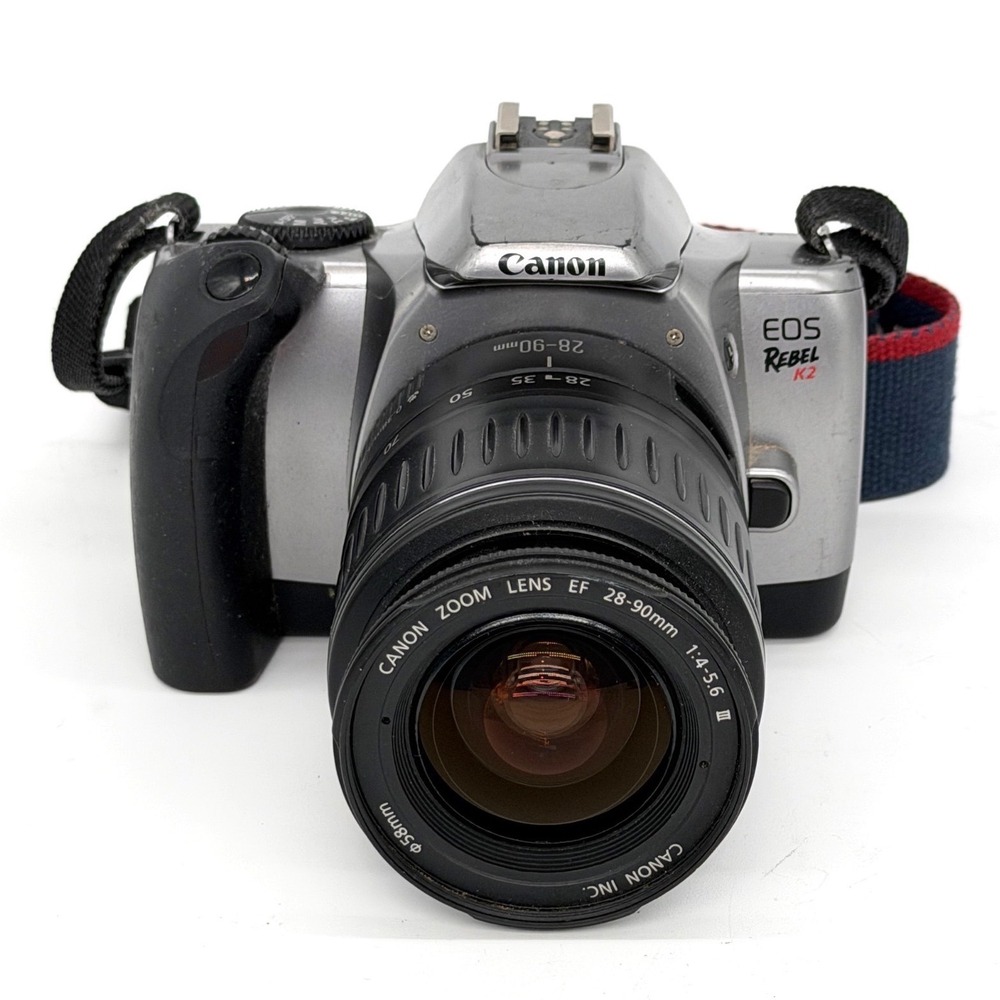 Canon EOS Rebel K2 35mm Film SLR Camera with EF 28-90mm f/4-5.6 III Zoom Lens
